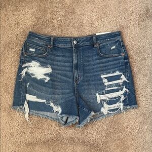 NWT American Eagle Distressed Mom Shorts
